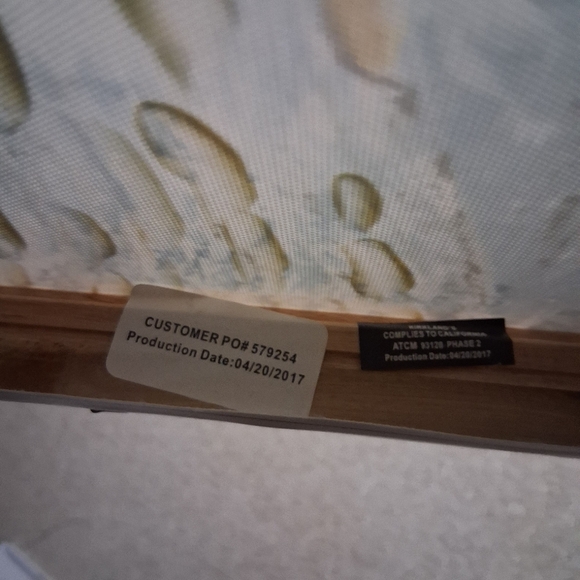 Angel Painting On Canvas Twine Bow Blonde Angel Blue Background Home Decor - Picture 6 of 6